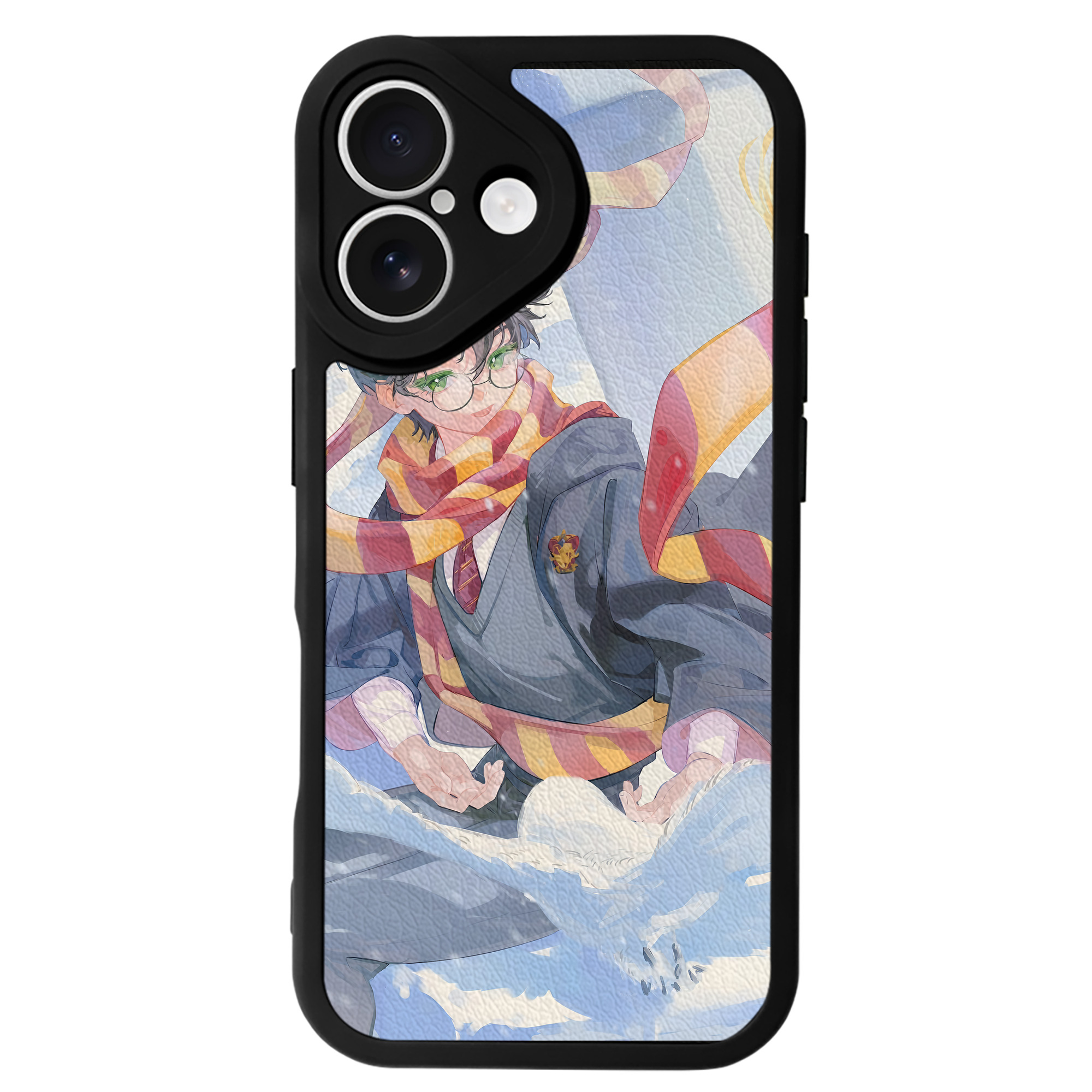 （画像用） Harry Potter ハリー・ポッターシリーズ 【iPhone 16シリーズ対応】シリコンスマホケース（レザー調） 材質：シリコン